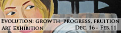 Evolution art exhibit