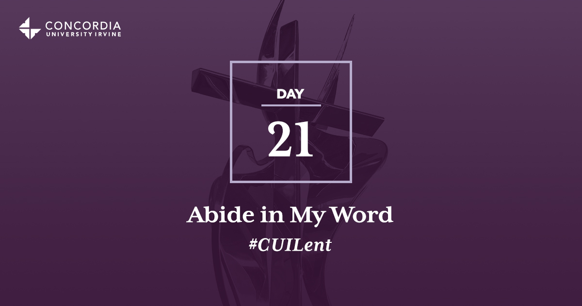 Abide in My Word